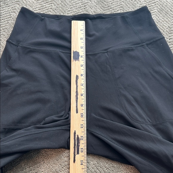 Lululemon Align Wide-Leg Crop Pants Black Size 10 | Nulu High-Rise Yoga - Picture 10 of 13